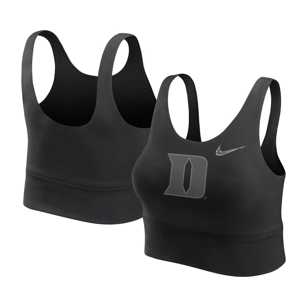  Duke Blue Devils Nike Women's Performance Long Line Sports Bra - Black